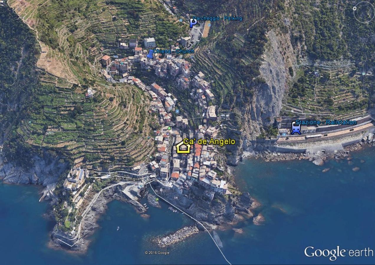 Ca De Angelo Hotel Manarola Eksteriør billede